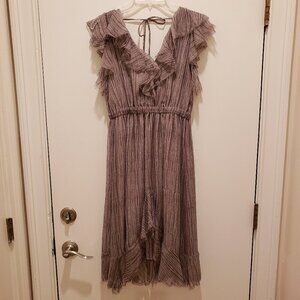 L'Agence Brown and Taupe Dress.  Size 2
